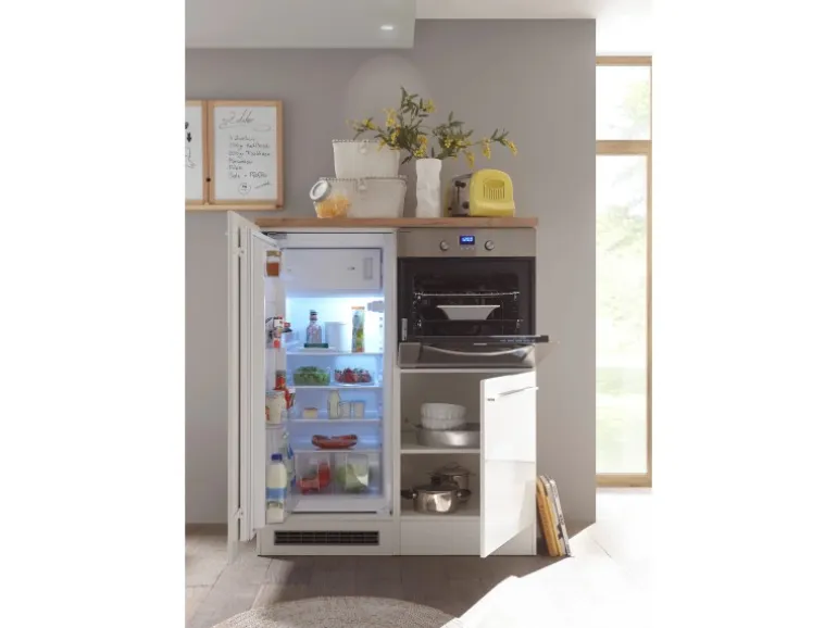 Respekta Premium Küchenzeile BERP320HWWC 320 cm Weiß Hochglanz
