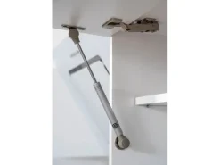 Respekta Premium Küchenzeile 280 cm Hochbau Weiß Hochglanz