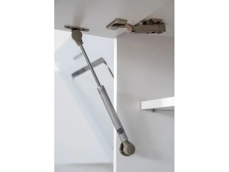 Respekta Premium Küchenzeile 280 cm Hochbau Weiß Hochglanz