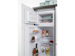 Respekta Premium Küchenzeile 270 cm Grau Hochglanz-Eiche Grau