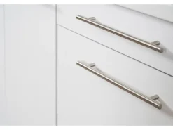 Respekta Premium Küchenzeile 270 cm Grau Hochglanz-Eiche Grau
