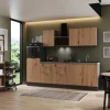 Respekta Selection Küchenzeile Elisabeth RS280HGAH 280 cm Artisan Eiche Nb.-Grau