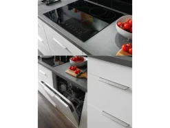 Respekta Selection Küchenzeile Elisabeth RS370HGWH 370 cm Weiß-Grau