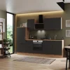 Respekta Selection Küchenzeile Elisabeth RS280AGH 280 cm Grau-Artisan Eiche Nb.