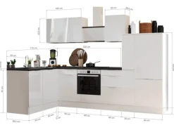 Respekta Selection Winkelküche Elisabeth RSL310WWH 310 cm Weiß