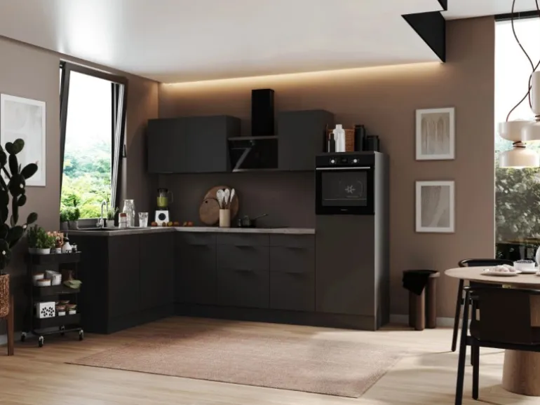 Respekta Selection Winkelküche Elisabeth RSL280HGGH 280 cm Grau