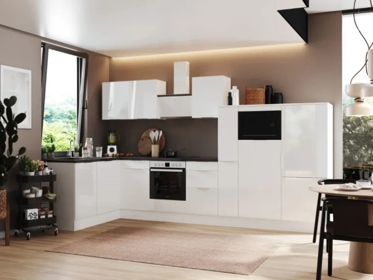 Respekta Selection Winkelküche Elisabeth RSL370WWH 370 cm Weiß