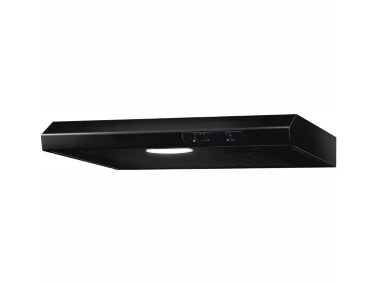 Respekta Unterbauhaube Suna schwarz lackiert 60 cm