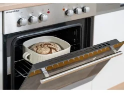 Respekta Winkelküche KBL310ESWS 310 cm Weiß-Eiche Sonoma Sägerau Nachbildung