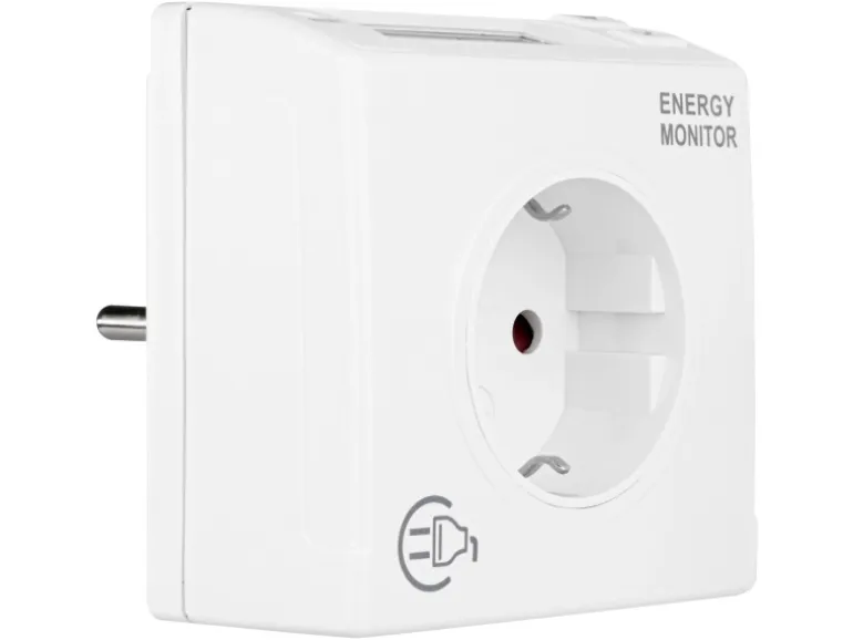 REV Ritter Energiemessgerät Digital Quadratisch Weiß