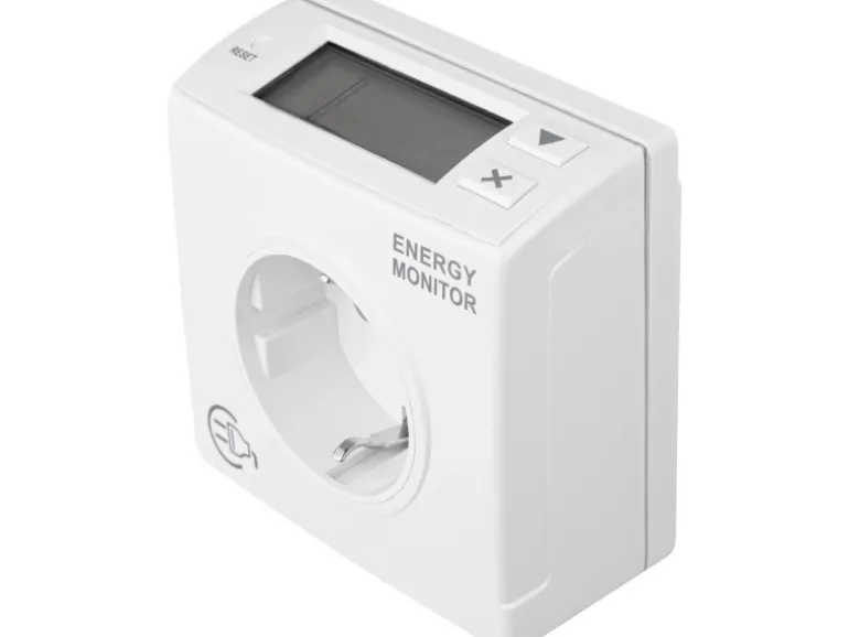 REV Ritter Energiemessgerät Digital Quadratisch Weiß