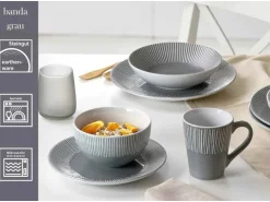 Ritzenhoff & Breker Banda Suppenteller 20 cm Grau