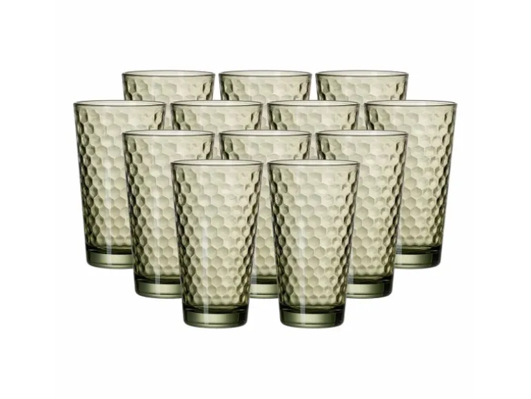 Ritzenhoff & Breker Favo Longdrinkgläser 400 ml 12er Set oliv