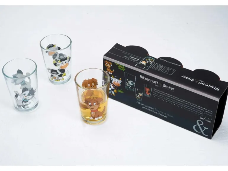 Ritzenhoff & Breker Hoftiere Kinderbecher Set 3-teilig