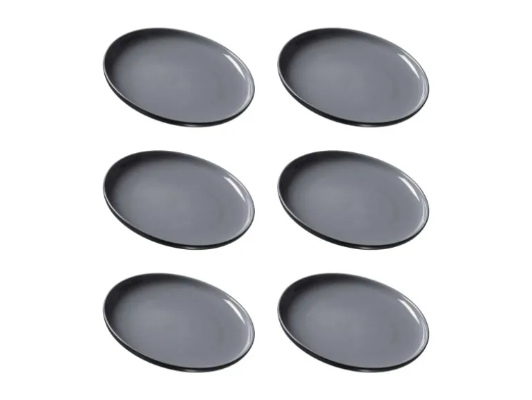 Ritzenhoff & Breker Jasper Dessertteller 19 cm 6er Set Schwarz