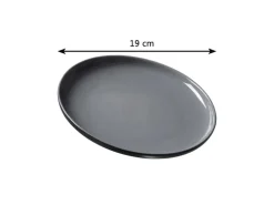 Ritzenhoff & Breker Jasper Dessertteller 19 cm 6er Set Schwarz