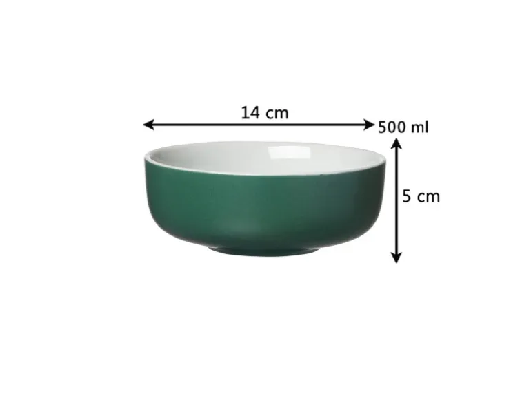 Ritzenhoff & Breker Jasper Müslischale 14 cm 6er Set Grün