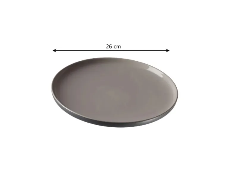Ritzenhoff & Breker Jasper Speiseteller 26 cm 4er Set Grau