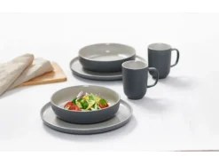Ritzenhoff & Breker Jasper Speiseteller 26 cm 4er Set Grau