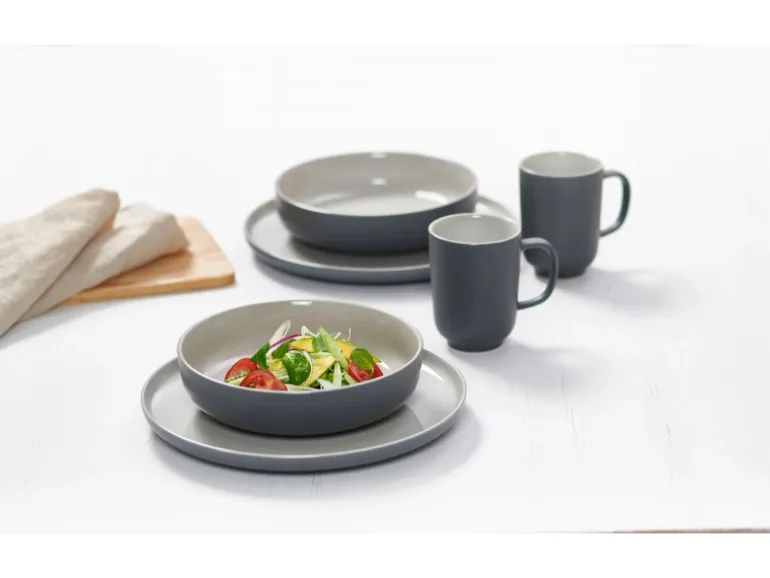 Ritzenhoff & Breker Jasper Speiseteller 26 cm 4er Set Grau