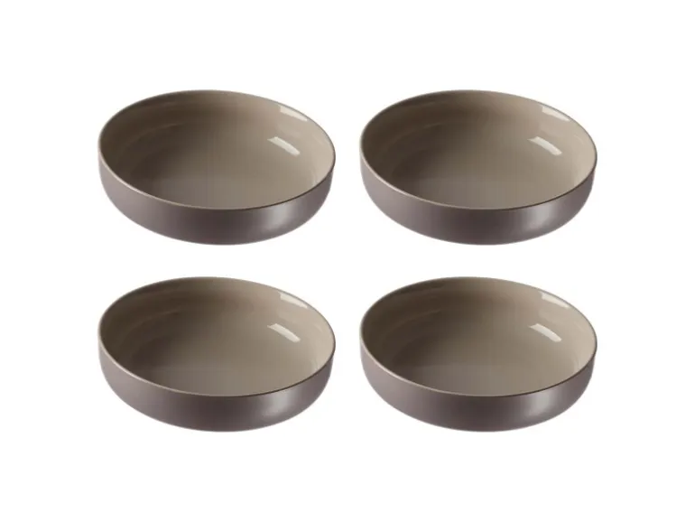 Ritzenhoff & Breker Jasper Suppenschale 19 cm 4er Set Taupe