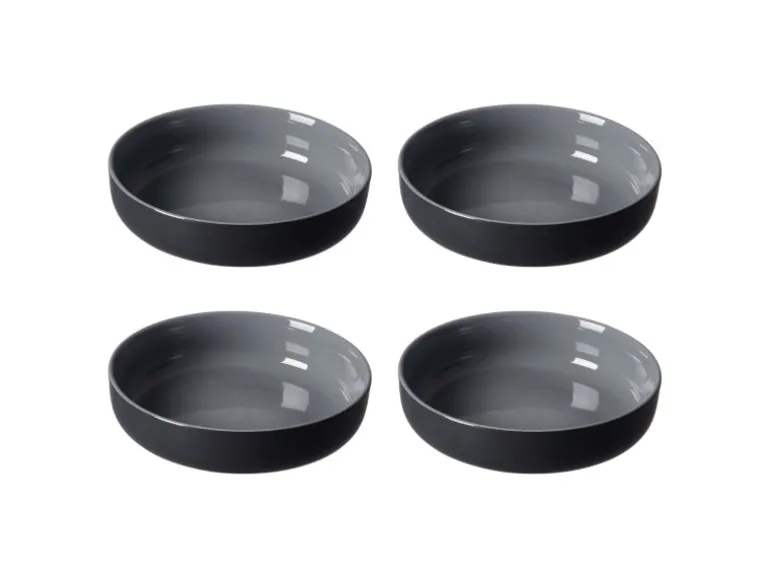 Ritzenhoff & Breker Jasper Suppenschale 19 cm 4er Set Schwarz
