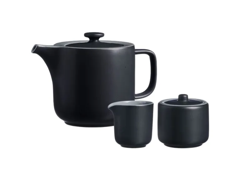 Ritzenhoff & Breker Jasper Teezubehör Set 3-teilig Schwarz