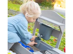 roba Outdoor Matschküche in Hausoptik aus FSC-zertifiziertem Holz