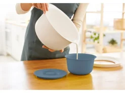 Rotho Backschüssel-Set Fresh Horizontblau 2-teilig