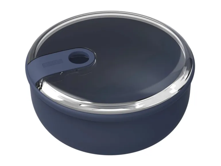 Rotho Frischhaltedose Ela Rund 0,75 l Dunkel-Blau