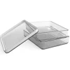Rotho Kühlschrankorganizer-Set Loft 0,85 l Weiß 2-teilig