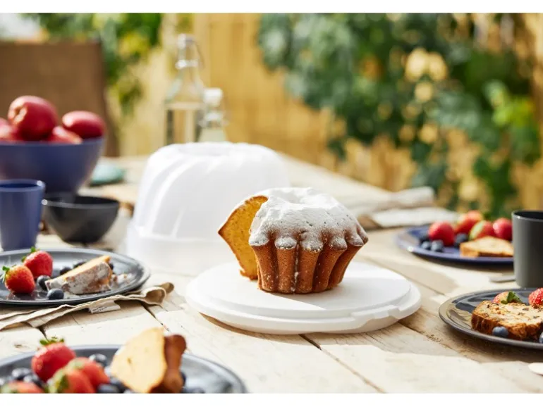 Rotho Kuchenbehälter Gugelhupf Fresh Weiß