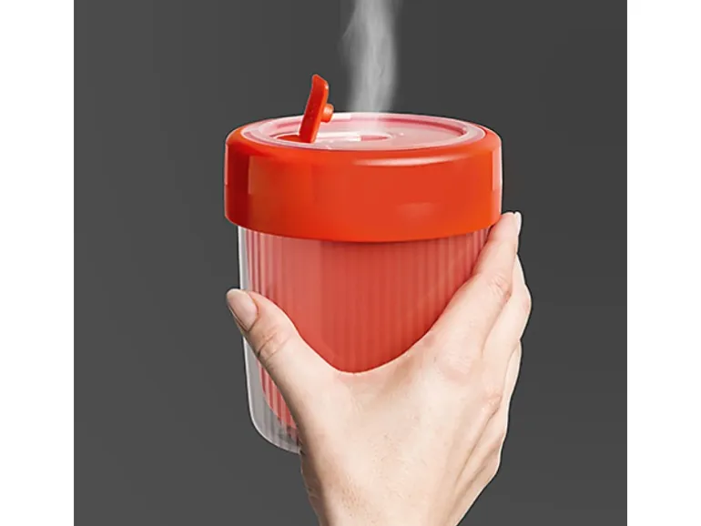 Rotho Thermotasse Memory B3 mit Löffel 0,5 l Papaya