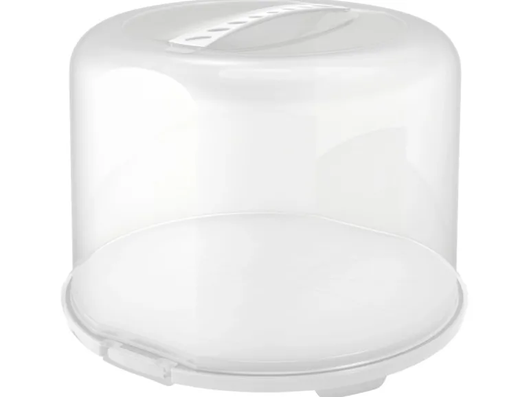 Rotho Tortenglocke Fresh XL 26 cm Weiß-Transparent