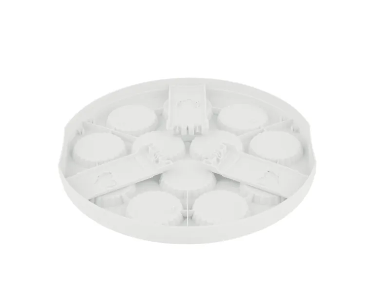 Rotho Tortenglocke mit Trays Fresh XL 26 cm Weiß-Transparent