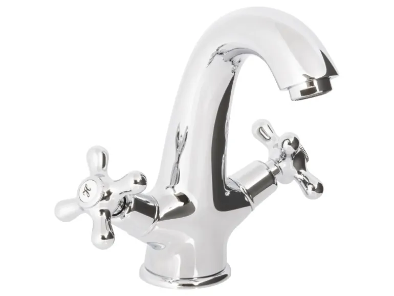 Sanitop-Wingenroth Wasserhahn Zweigriffmischer Athenas Chrom