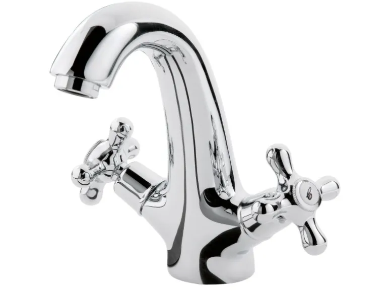 Sanitop-Wingenroth Wasserhahn Zweigriffmischer Athenas Chrom