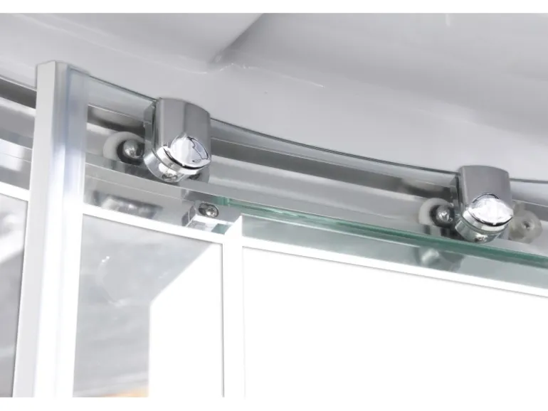 Sanotechnik Komplettduschkabine Trend 2 Chrom-Optik 210 cm x 90 cm