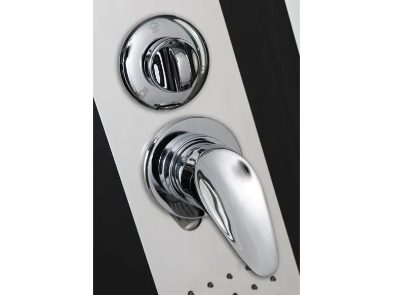Sanotechnik Komplettduschkabine Trend 2 Chrom-Optik 210 cm x 90 cm
