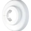 Scharnierrosette Ø 18 mm Weiß 10 Stück