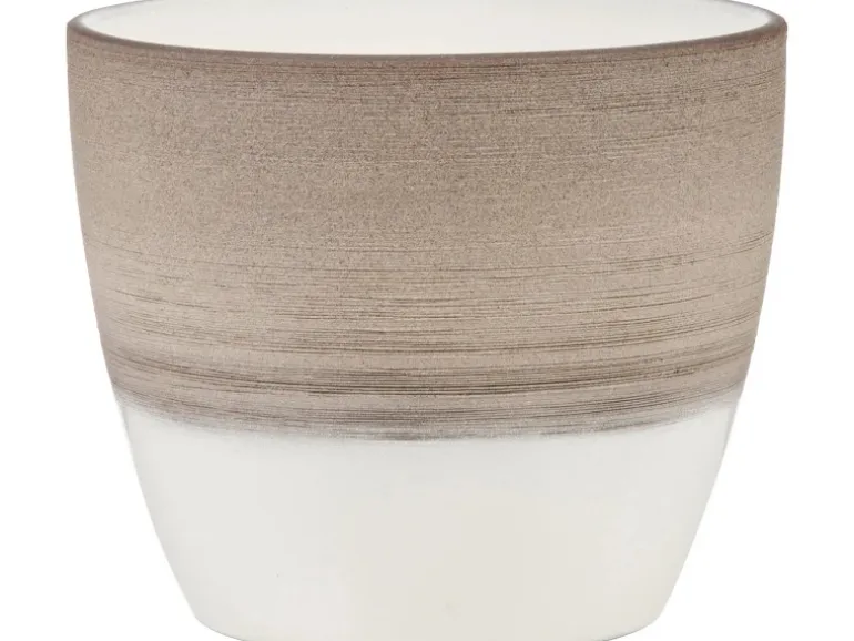 Scheurich Übertopf 950 Ø 19 cm Espresso Cream