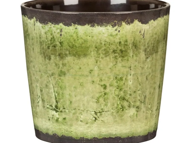 Scheurich Übertopf 870 Ø 13 cm x 12 cm Meadow Glaze