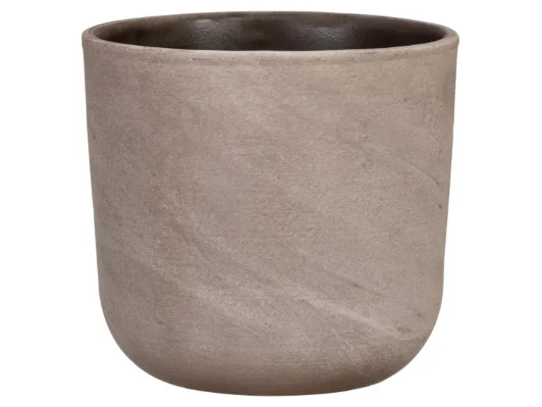 Scheurich Übertopf La Natura 981 Ø 24 cm x 21,9 cm Travertino