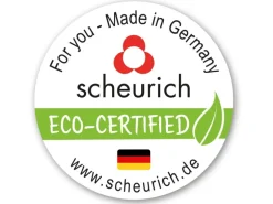 Scheurich Übertopf mit Holzuntersetzer 799 Ø 22 cm Anthrazit Matt