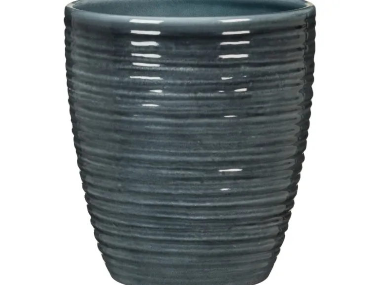 Scheurich Orchideengefäß 669 Glass Petrol Ø 12,3 cm x 14 cm