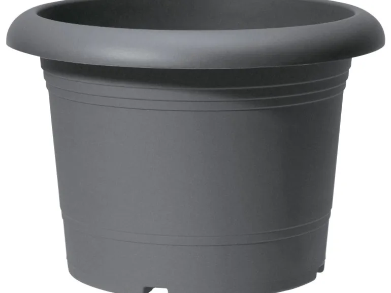 Scheurich Pflanzgefäß Oliver Ø 45 cm Metallic Grey