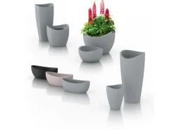 Scheurich Pflanzschale Wave Globe Bowl Ø 39 cm Stony Grey