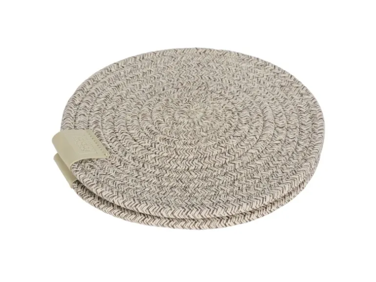 Schöner Wohnen Topfuntersetzer-Set Svea Ø 20 cm Beige 2 Stück