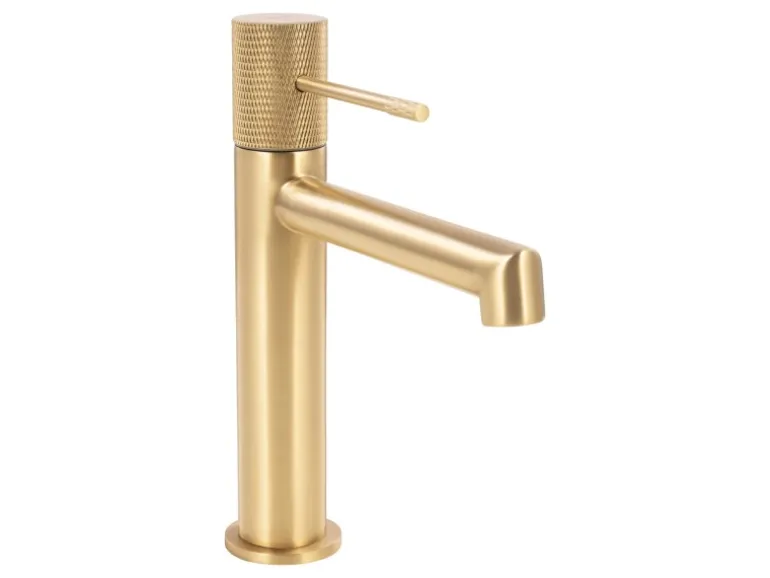 Schöner Wohnen Waschtischarmatur Kadia Auslaufhöhe 12,1 cm Mattgold