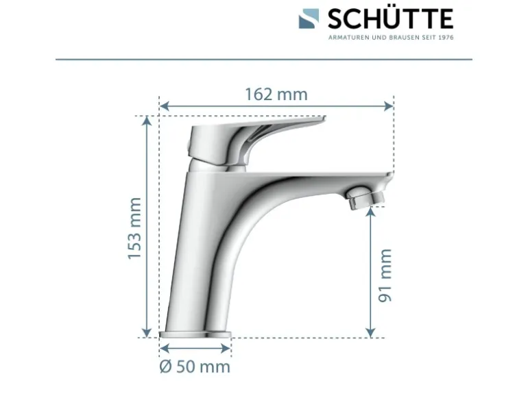 Schütt Waschtischarmatur Boston Chrom